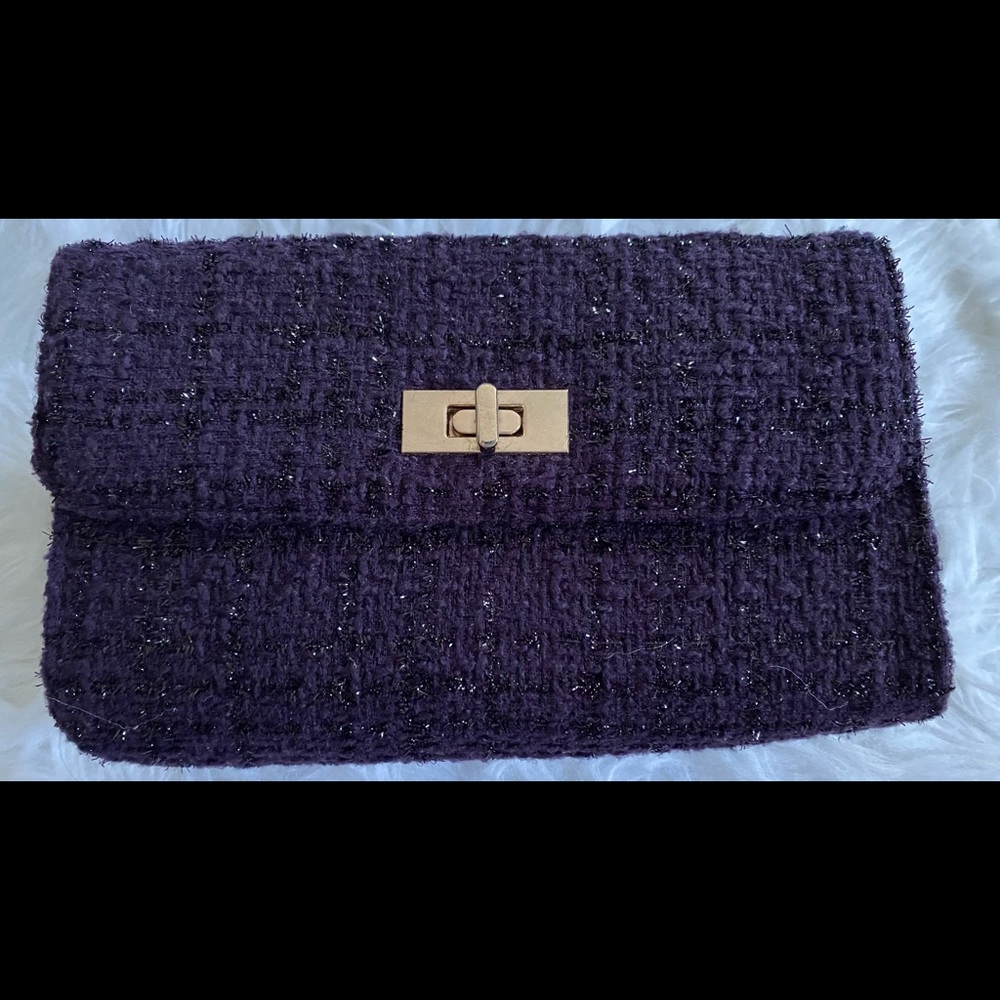 Forever21 Multi-purpose Sling Body or CLUTCH Hand Bag. Color: Purple